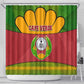 Cape Verde Shower Curtain One Heart Ten Islands National Emblem Spirit - African Pride
