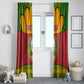 Cape Verde Window Curtain One Heart Ten Islands National Emblem Spirit - African Pride