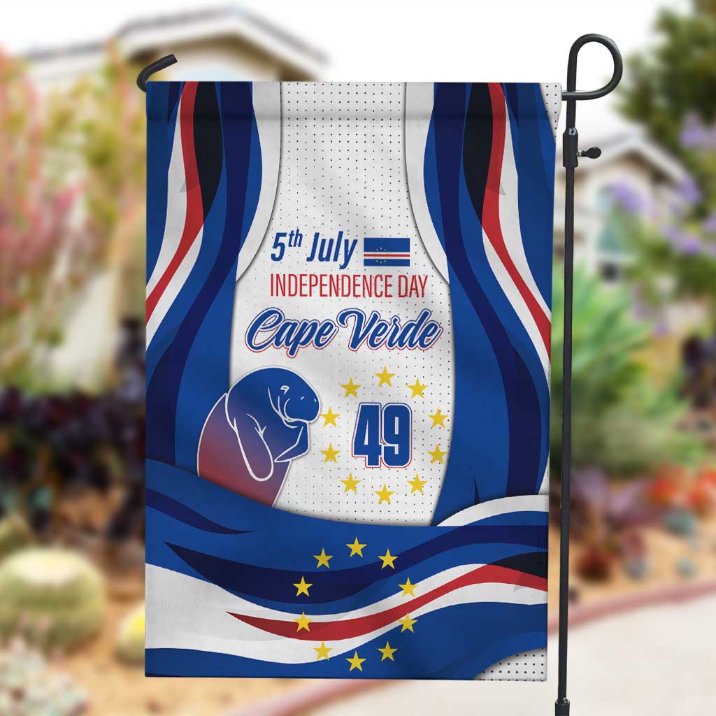 Cape Verde Garden Flag with Independence Day 5th July Flag Celebration Spirit