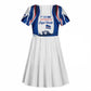 Cape Verde Kid Short Sleeve Dress with Independence Day 5th July Flag Celebration Spirit
