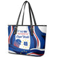 Cape Verde Leather Tote Bag with Independence Day 5th July Flag Celebration Spirit