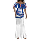 Cape Verde Mermaid Dress with Independence Day 5th July Flag Celebration Spirit