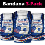 Cape Verde Neck Gaiter Independence Day 5th July Flag Celebration Spirit TS04