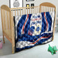 Cape Verde Quilt with Independence Day 5th July Flag Celebration Spirit