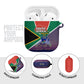 South Africa Heritage Day AirPods Case Celebrating Roots Flag Map Sunset Savanna