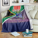 South Africa Heritage Day Blanket Celebrating Roots Flag Map Sunset Savanna