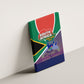 South Africa Heritage Day Canvas Wall Art Celebrating Roots Flag Map Sunset Savanna