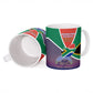 South Africa Heritage Day Ceramic Mug Celebrating Roots Flag Map Sunset Savanna