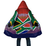 South Africa Heritage Day Cloak Celebrating Roots Flag Map Sunset Savanna
