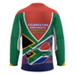 South Africa Heritage Day Hockey Jersey Celebrating Roots Flag Map Sunset Savanna