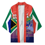 South Africa Heritage Day Kimono Celebrating Roots Flag Map Sunset Savanna