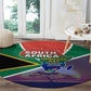 South Africa Heritage Day Round Carpet Celebrating Roots Flag Map Sunset Savanna
