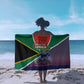 South Africa Heritage Day Sarong Celebrating Roots Flag Map Sunset Savanna
