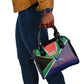 South Africa Heritage Day Shoulder Handbag Celebrating Roots Flag Map Sunset Savanna
