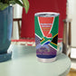 South Africa Heritage Day Tumbler Cup Celebrating Roots Flag Map Sunset Savanna