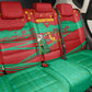 Mauritania Christmas Back Car Seat Cover Santa Claus Camel Gift Boxes Starry Sky and Desert - African Pride