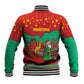 Mauritania Christmas Baseball Jacket Santa Claus Camel Gift Boxes Starry Sky and Desert - African Pride