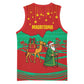 Mauritania Christmas Basketball Jersey Santa Claus Camel Gift Boxes Starry Sky and Desert TS04