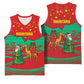 Mauritania Christmas Basketball Jersey Santa Claus Camel Gift Boxes Starry Sky and Desert TS04