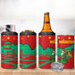 Mauritania Christmas 4 in 1 Can Cooler Tumbler Santa Claus Camel Gift Boxes Starry Sky and Desert - African Pride