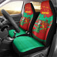 Mauritania Christmas Car Seat Cover Santa Claus Camel Gift Boxes Starry Sky and Desert - African Pride