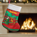 Mauritania Christmas Stocking Santa Claus Camel Gift Boxes Starry Sky and Desert - African Pride