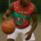 Mauritania Christmas Sleeveless Zip Hoodie Santa Claus Camel Gift Boxes Starry Sky and Desert - African Pride