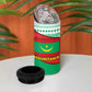Mauritania Christmas 4 in 1 Can Cooler Tumbler Santa Sharks Festive Fish Pattern and Red Green Holiday - African Pride