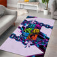 Civil Rights Leaders Area Rug - Black History - African American - Neon Cyberpunk