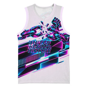 Civil Rights Leaders Basketball Jersey - Black History - African American - Neon Cyberpunk