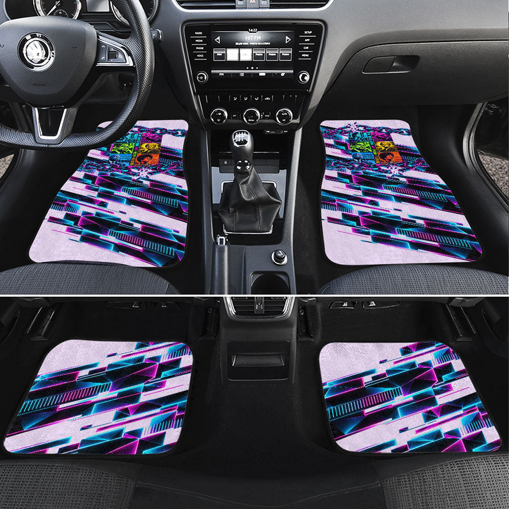 Civil Rights Leaders Car Mats - Black History - African American - Neon Cyberpunk