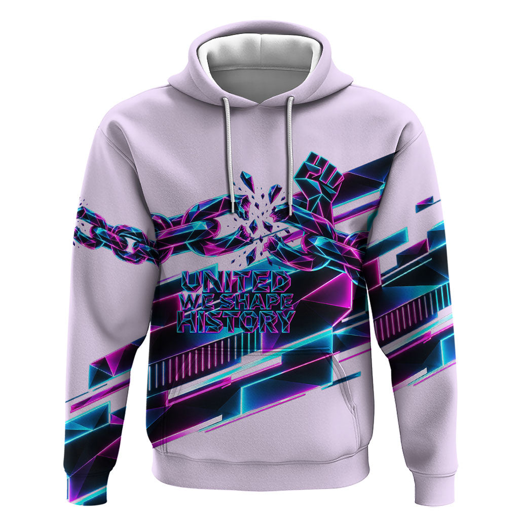Civil Rights Leaders Hoodie - Black History - African American - Neon Cyberpunk