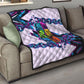 Civil Rights Leaders Quilt - Black History - African American - Neon Cyberpunk