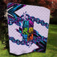 Civil Rights Leaders Quilt - Black History - African American - Neon Cyberpunk