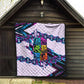 Civil Rights Leaders Quilt - Black History - African American - Neon Cyberpunk