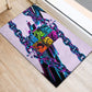 Civil Rights Leaders Rubber Doormat - Black History - African American - Neon Cyberpunk