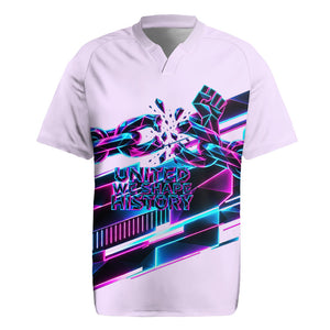 Civil Rights Leaders Rugby Jersey - Black History - African American - Neon Cyberpunk