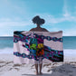 Civil Rights Leaders Sarong - Black History - African American - Neon Cyberpunk