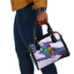 Civil Rights Leaders Shoulder Handbag - Black History - African American - Neon Cyberpunk