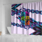 Civil Rights Leaders Shower Curtain - Black History - African American - Neon Cyberpunk