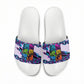 Civil Rights Leaders Slide Sandals - Black History - African American - Neon Cyberpunk