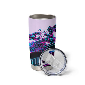 Civil Rights Leaders Tumbler Cup - Black History - African American - Neon Cyberpunk