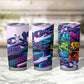Civil Rights Leaders Tumbler Cup - Black History - African American - Neon Cyberpunk
