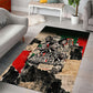 Civil Rights Leaders Area Rug Vintage Newspaper Collage Pan-African - Civil Rights Movement
