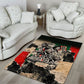 Civil Rights Leaders Area Rug Vintage Newspaper Collage Pan-African - Civil Rights Movement