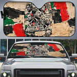 Civil Rights Leaders Auto Sun Shade Vintage Newspaper Collage Pan-African - Civil Rights Movement