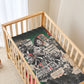Civil Rights Leaders Baby Bed Cover Vintage Newspaper Collage Pan-African - Civil Rights Movement