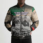 Civil Rights Leaders Bomber Puffer Jacket Vintage Newspaper Collage Pan-African - Civil Rights Movement