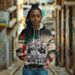 Civil Rights Leaders Hoodie Vintage Newspaper Collage Pan-African - Civil Rights Movement