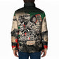 Civil Rights Leaders Padded Jacket Vintage Newspaper Collage Pan-African - Civil Rights Movement